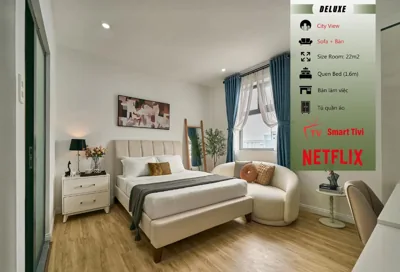 Deluxe tweepersoonskamer — Venus Secret Hotel Aeon Bình Tân